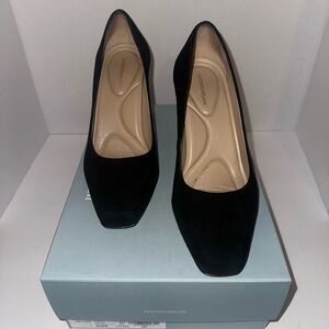 ANTONIO MELANI Classic Black Suede Pumps